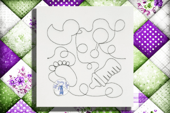 E2e Baby Quilting Embroidery Design