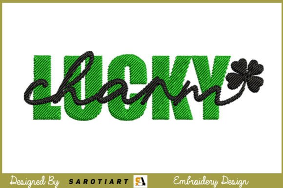 Lucky Charm T-shirt Embroidery Design