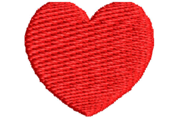 Red Heart Embroidery Design