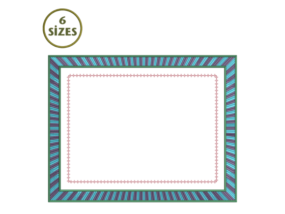 Striped Placemat Embroidery Design