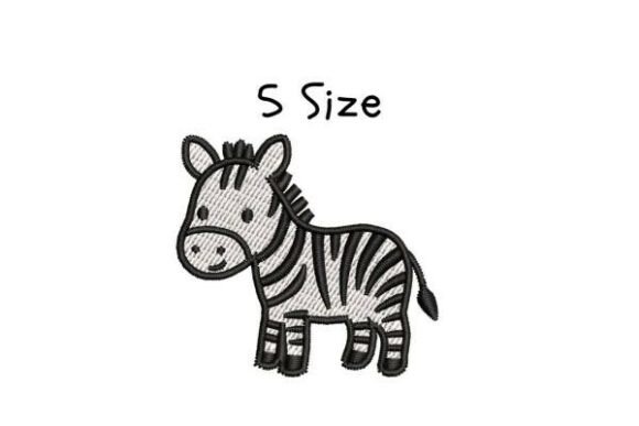 Zebra Embroidery Design